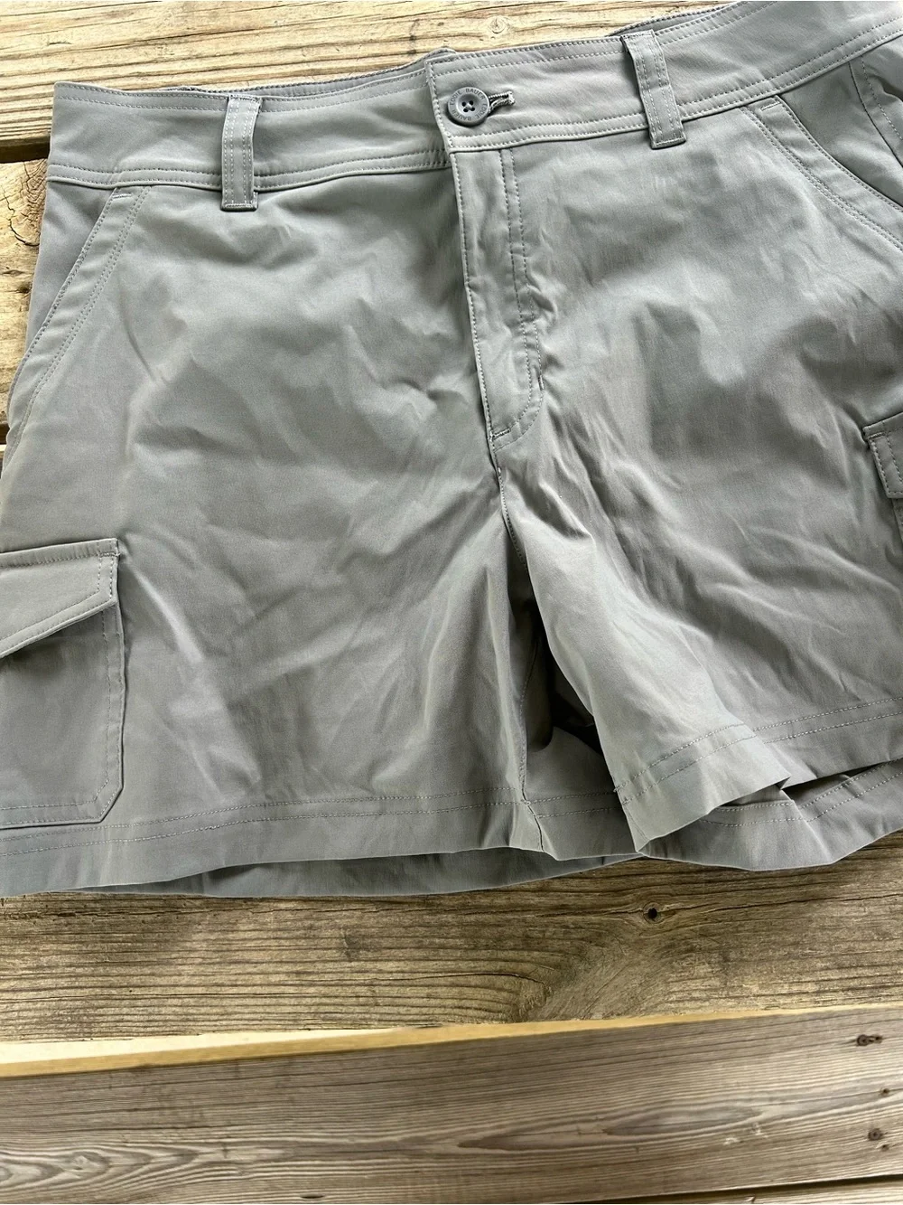 Eddie Bauer Gray Cargo Shorts